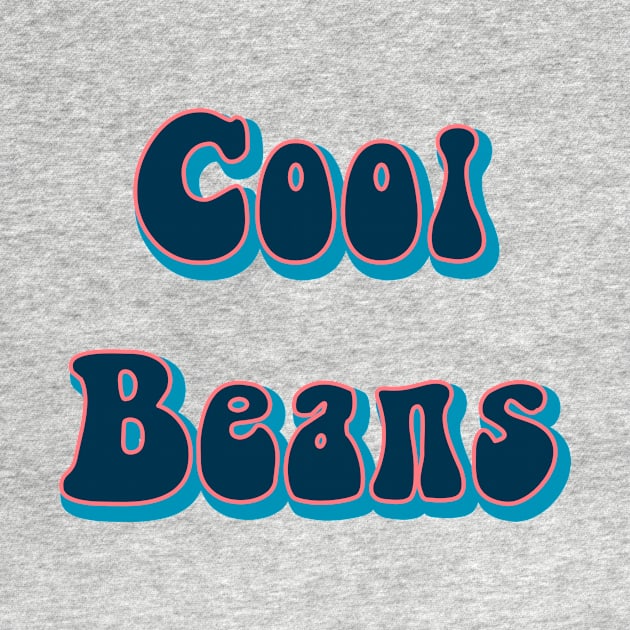 Cool Beans Hipster Grovey 80's Vintage Sketch by mangobanana